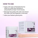 Buy Riyo Herbs De-Tan Cream with Grapeseed & Olive Oil, for Face, Neck & Hands for Tan Removal, 100gm - Purplle