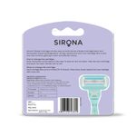 Buy Sirona Hair Removal Razor Blades/Refills/Cartridges for Women – Pack of 2 with 5 Swedish Stainless Steel Blade, Aloe Vera & Vitamin E Lubrication Strip - Purplle