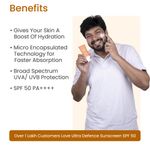 Buy Earth Rhythm Ultra Defence Hybrid Sun Fluid SPF 50 PA+++ (Tube) | UVA UVB Sun Protection, Non Sticky, No Tint | for All Skin Types | Men & Women - 50 ML - Purplle