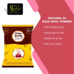 Buy Online Quality Store Rose Petal Powder - 350 g |Organic Rose Petal Powder - 100g | Rosa indica for Facial & Skin Care| 100 % Pure & Natural Rose Powder for Tanning{Rose_Powder_350 gm} - Purplle
