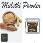 Buy Online Quality Store Mulethi Powder - 100 g |Licorice (Mulethi) Powder |Yashtimadhu ,Liquorice |glycyrrhiza glabra powder |pure mulethi powder for face,body,skin, & hair{Jar_Mulethi_powder_100g} - Purplle