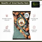 Buy Online Quality Store Raw Reetha For Hair Natural (Ritha) Dried Form_900 gm - Organic And Natural Reetha Powder For Hair Care & Growth - Prevents Dandruff {Raw_reetha_900} - Purplle