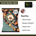 Buy Online Quality Store Raw Reetha For Hair Natural (Ritha) Dried Form_900 gm - Organic And Natural Reetha Powder For Hair Care & Growth - Prevents Dandruff {Raw_reetha_900} - Purplle
