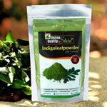 Buy Online Quality Store Indigo powder - 200 g |Organic Indigo Powder -100g | Indigofera Tinctoria | Natural Hair Colorant Black/Brown Hair & Beard |Indigo leaves powder{indigo_powder_200} - Purplle
