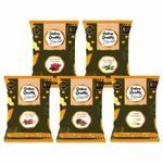Buy Online Quality Store Amla, Reetha, Shikakai, Bhringraj and Hibiscus Powder for Hair |hair pack powder combo |hair care products |Aritha|Ritha-(Pack of 5 ,Total 1900g Pack){hib_ala_rt_sika_bri_1900} - Purplle