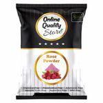 Buy Online Quality Store Rose Powder - 100 gm |Organic Rose Petal Powder - 100g | Rosa indica for Facial & Skin Care| 100 % Pure & Natural Rose Powder for Tanning {rosepowder100} - Purplle