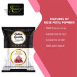 Buy Online Quality Store Rose Powder - 100 gm |Organic Rose Petal Powder - 100g | Rosa indica for Facial & Skin Care| 100 % Pure & Natural Rose Powder for Tanning {rosepowder100} - Purplle