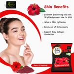 Buy Online Quality Store Raw Hibiscus - 100 g |dry hibiscus flowers|dry hibiscus flowers for hair|Hibiscus Sabdariffa|Rosa Sinensis|gudhal ke phool{Raw_hibiscuss_100} - Purplle