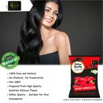 Buy Online Quality Store Raw Hibiscus - 100 g |dry hibiscus flowers|dry hibiscus flowers for hair|Hibiscus Sabdariffa|Rosa Sinensis|gudhal ke phool{Raw_hibiscuss_100} - Purplle