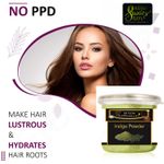 Buy Online Quality Store Indigo Powder - 150 g|Organic Indigo Powder | Indigofera Tinctoria | Natural Hair Colorant Black/Brown Hair & Beard |Indigo leaves powder {Jar_Indigo_150gm} - Purplle