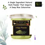 Buy Online Quality Store Indigo Powder - 150 g|Organic Indigo Powder | Indigofera Tinctoria | Natural Hair Colorant Black/Brown Hair & Beard |Indigo leaves powder {Jar_Indigo_150gm} - Purplle