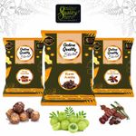 Buy Online Quality Store Hair Care Combo - 900 gm (Set of 3) |reetha amla shikakai combo raw form |raw reetha for hair |Aritha|Reetha|Ritha|Soapnuts (Sapindus Mukorossi) {raw_Ritha_amla_Shai_900} - Purplle
