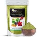 Buy Online Quality Store Henna Mix Powder - 300 g|Mehndi mix powder for body art, beard,hand|henna mix mehandi powder for hair,prem dulhan{Heena_Mix_Powder_300g} - Purplle