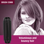 Buy Havells HC4040 5 in 1 Hair Styler - Straightener, 19mm Curler, Crimper, Conical Curler & Volume Brush for Multiple Styles - (Blue/Black) - Purplle