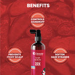 Buy Clensta Hair Serum Infused With Ziziphus Joazeiro & Salicylic Acid | Controls Dandruff, Deep Conditioning, Detangles, Prevents Itchy Scalp and Long Lasting Shine & Softness | 100 ml | For Her - Purplle