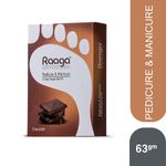 Buy Raaga Professional Pedicure & Manicure 6 Step Single Use Kit, Chocolate, 12 Sachets, 63 g - Purplle