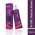 Buy Raaga Professional Pro 10 Express Permanent Hair Color, Natural Brown, 4, 90 gm - Purplle