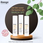 Buy Raaga Professional SPF 30 PA++++ Sunscreen Lotion with UVA + UVB Protection, Anti Tan Actives, Non Greasy, Water and Sweat Proof Technology, All Skin Types, 55 ml - Purplle