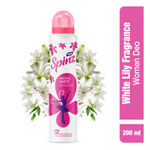 Buy New Spinz Mystic White Perfumed Deo for Women, with Fresh Lily Fragrance for Long Lasting Freshness and 24 Hours Protection, 200ml - Purplle