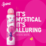 Buy New Spinz Mystic White Perfumed Deo for Women, with Fresh Lily Fragrance for Long Lasting Freshness and 24 Hours Protection, 200ml - Purplle