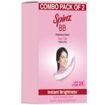 Buy COMBO PACK OF 2 SPINZ BB BRIGHTENING & BEAUTY FACE TAIC RADIANT PINK INSTANT BRIGHTNESS SOFT & SMOOTH SKIN COVERS SPOTS & BLEMISHES LASTS LONGER 2X - Purplle