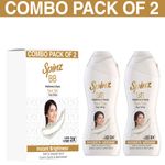 Buy Spinz BB Brightening & Beauty Face Talc for Instant Brightness that Lasts 2X Longer, Covers Dark Spots and Blemishes, Gives Soft and Smooth Skin, (Pearl White) Combo of 2 - Purplle