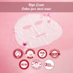 Buy Buds & Berries Skin Smoothing Bulgarian Rose Sheet Mask | NO Paraben, NO Silcone - 25 gm - Purplle