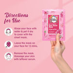 Buy Buds & Berries Skin Smoothing Bulgarian Rose Sheet Mask | NO Paraben, NO Silcone - 25 gm - Purplle