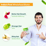 Buy Oziva Plant Based Biotin 10000+ mcg With Natural Sesbania Agati Extract - Pack Of 2(125g each) - Purplle