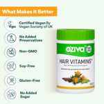 Buy Oziva Hair Vitamins With Hair Vitamin Blend- Pack Of 2(60 capsules each) - Purplle