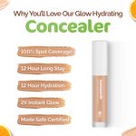 Buy Mamaearth Mamaearth Glow Hydrating Concealer with Vitamin C & Turmeric for 100% Spot Coverage - 03 Nude Glow - 6 ml - Purplle