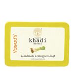 Buy Vagad's Khadi Lemongrass Soap 125gm | Best for Oily Skin | | Free from Parabens | Silicon Free (Pack of 3) - Purplle