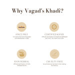 Buy Vagad’s Khadi Burgundy Mehndi 100gm | Natural | Ammonia Free Henna (Pack of 2) - Purplle