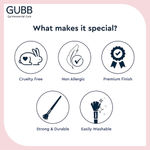 Buy GUBB Fan Brush for Face Makeup, Highlighter Wooden Makeup Brush - Purplle