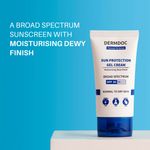 Buy DERMDOC by Purplle UVA & UVB Broad Spectrum Sun Protection Gel Cream with SPF 30 & PA+++ | tan removal cream | sun damage | sunscreen for dry skin | water & sweat resistant sunscreen - Purplle
