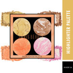 Buy Swiss Beauty Highlighter Palette - 4 - 10 gm - Purplle