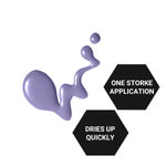 Buy Ramble Nail Polish,Long Lasting, Fade Resistant, Quick Dry, Smooth Finish Lacquer Gel 12 Ml Shade Purple & Oink - Purplle