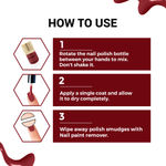 Buy Ramble Nail Polish,Long Lasting, Fade Resistant, Quick Dry, Smooth Finish Lacquer Gel 12 Ml Shade Purple & Oink - Purplle