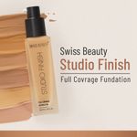 Buy Swiss Beauty Studio Finish Full Coverage Foundation - IVORY ROSE - 1 - 30 ML - Purplle