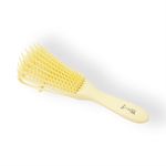 Buy Streak Street Wet And Dry Hair Detangler Hair Brush With Spacing Clip - Yellow - Purplle