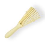 Buy Streak Street Wet And Dry Hair Detangler Hair Brush With Spacing Clip - Yellow - Purplle