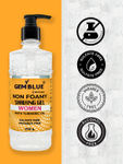 Buy Gemblue Biocare Non Foamy Shaving Gel Women with Turmeric oil, 500 gm - Purplle