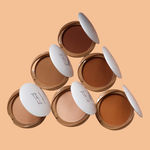 Buy Cuffs N Lashes Perfect Finish Pressed Powder Compact with SPF 15, 01 Porcelain (16 gm) - Purplle