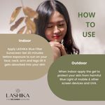 Buy Lashika Blue Filter Sunscreen SPF 45 PA+++ 30 Ml - Purplle