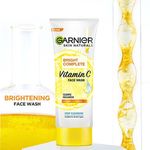 Buy Garnier Skin Naturals, Facewash, Cleansing and Brightening, Bright Complete, 100 g - Purplle