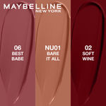 Buy Maybelline New York Sensational Liquid Matte Minis Pack of 3 - Soft Wine, Best Babe, Bare It All - Purplle