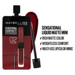 Buy Maybelline New York Sensational Liquid Matte Minis Pack of 3 - Soft Wine, Best Babe, Bare It All - Purplle