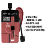 Buy Maybelline New York Sensational Liquid Matte Minis Pack of 3 - Soft Wine, Best Babe, Bare It All - Purplle