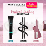 Buy Maybelline New York InstaWeddings Mystical Weddings Combo - Pack of 3 (Fit Me Primer - Matte + Poreless, 30g + SuperStay Caryon - Stay Exceptional, 1.2g + Tattoo Studio Smokey Gel Pencil - Black, 0.28g) - Purplle