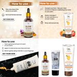 Buy Combo of 3- BB Cream 30 gm & Vitamin C Exfoliating Face Wash 100ml & Glow Face Serum 30ml - Purplle